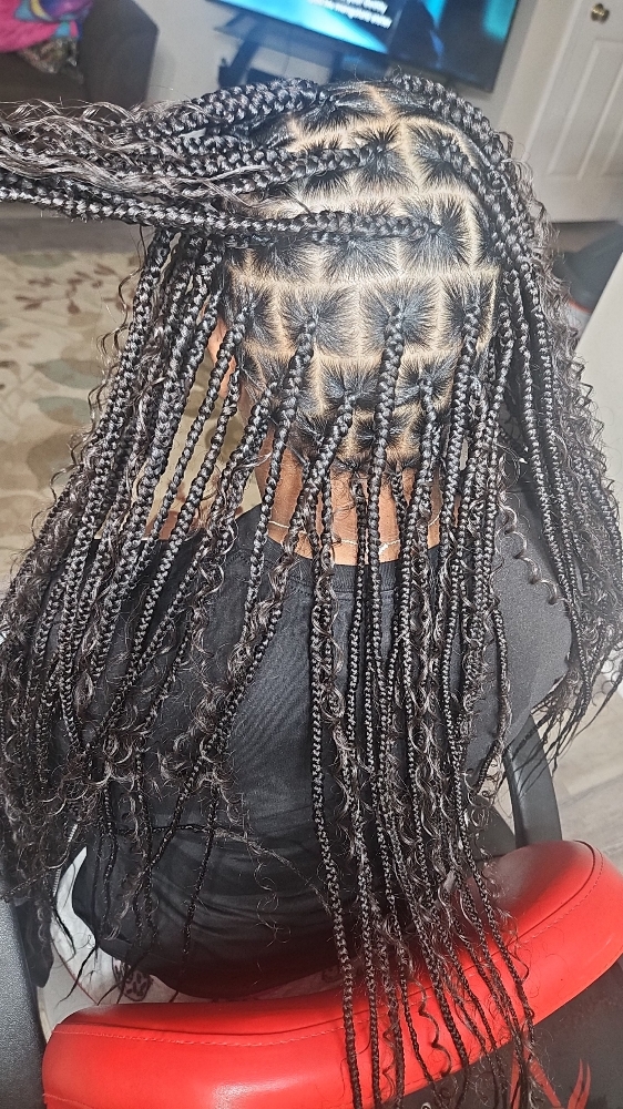 Boho Knotless braids