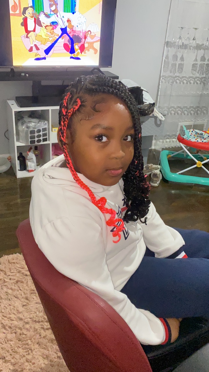 Medium Feedin Braids (Junior) at C&C Hair Collection in Palos Hills, IL
