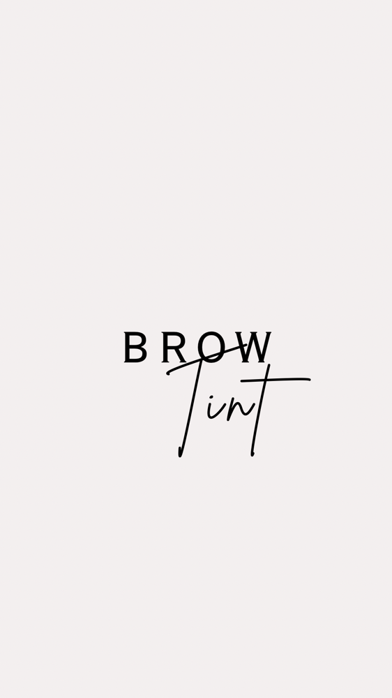 BROW TINT