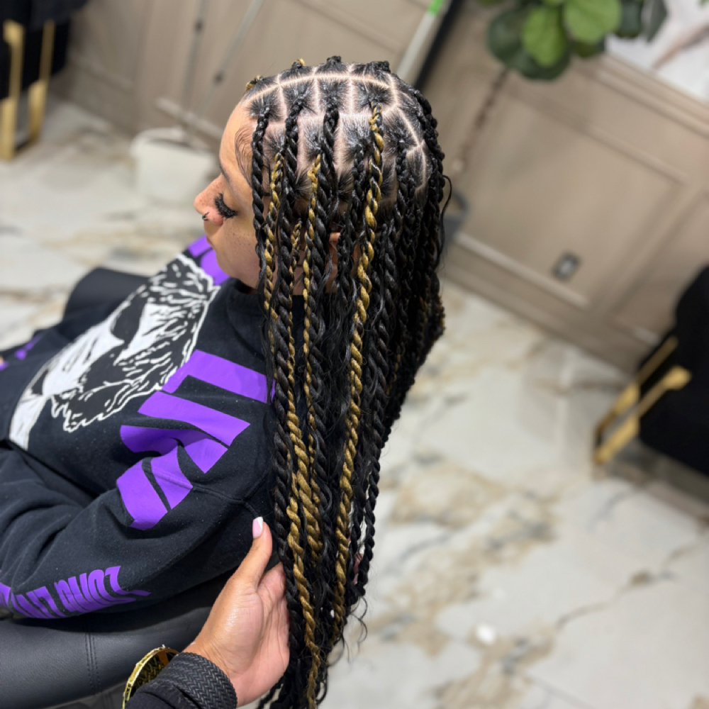 Medium Twist at Hands Of Beauty By Kevionna in Racine, WI