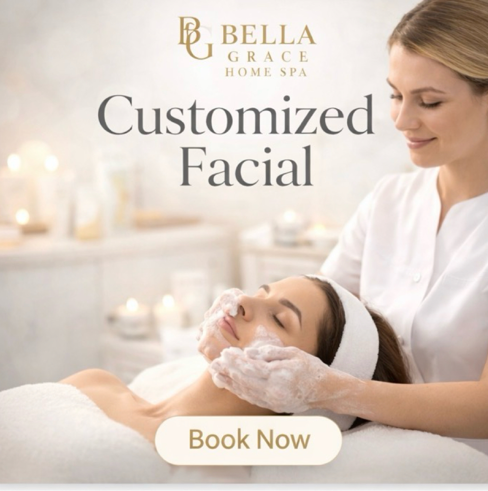 Custom Facial **Not for 1st time Cl at Bella Grace Home Spa in Colorado Springs, CO