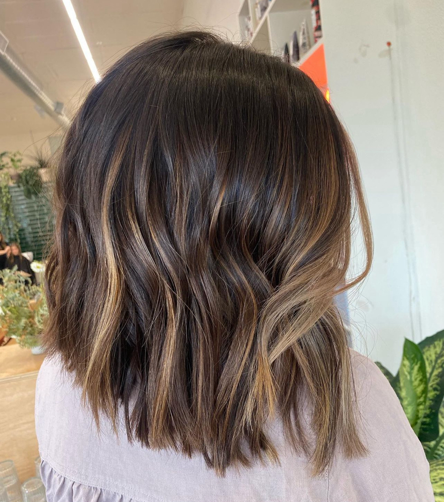 Partial Balayage With Gloss