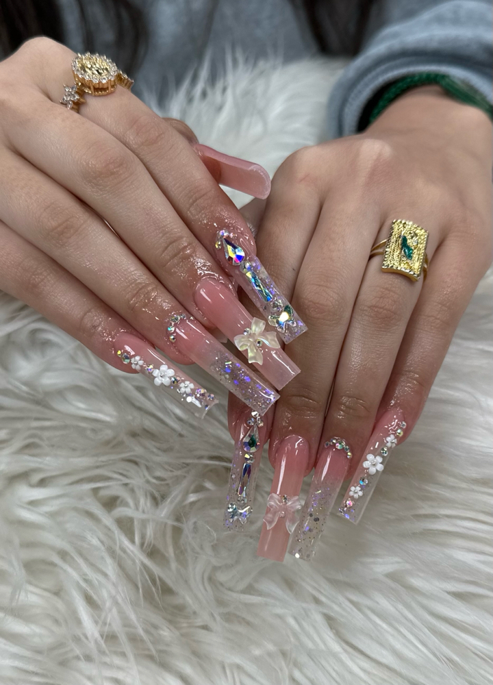 XL Color Acrylic Full Set