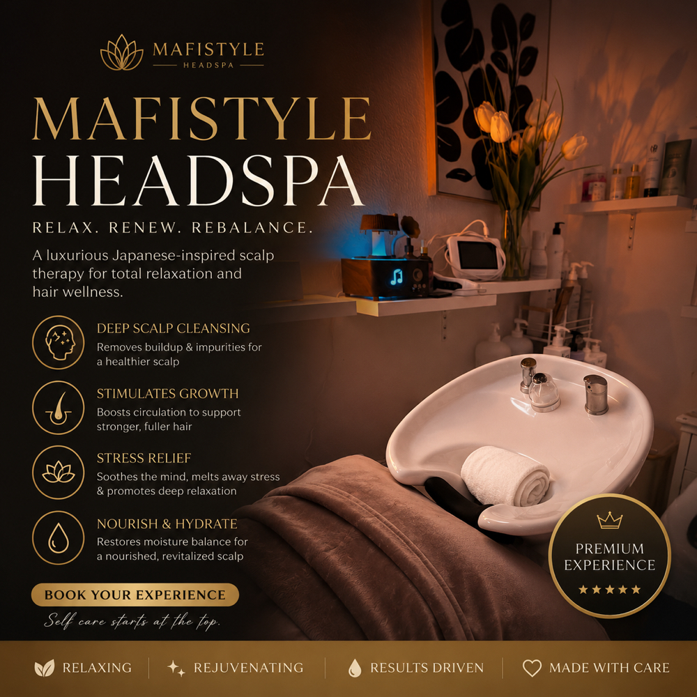 HeadSpa-Facial-Massage at Mafistyle in Costa Mesa, CA