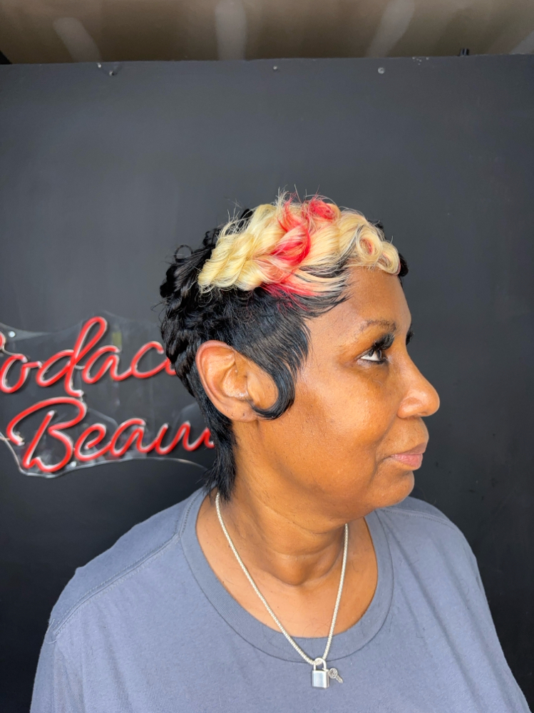 Short Cut at Bodacious beauty salon in Winston Salem, NC