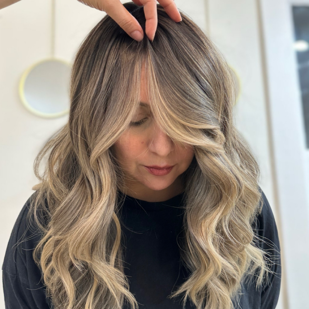 Mini Balayage at Tima’s Hair studio in Alexandria, VA