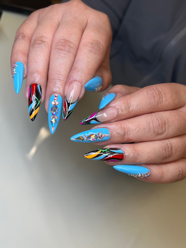 Gelx Fullset at G-Nails studio in Tulare, CA