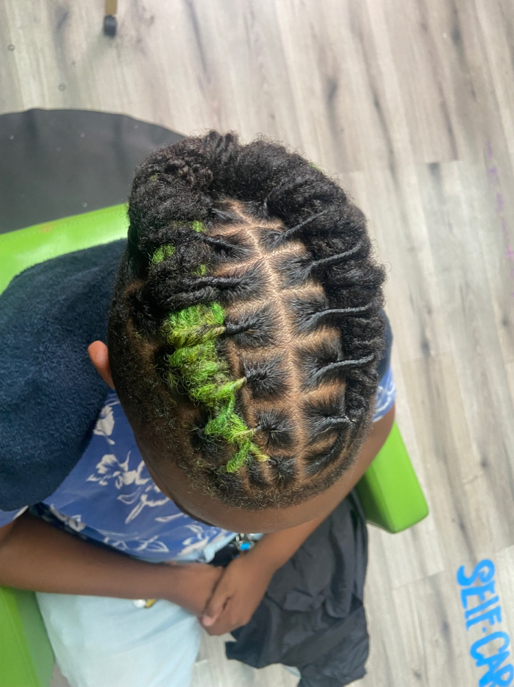 Kid Retwist/style Partial Head