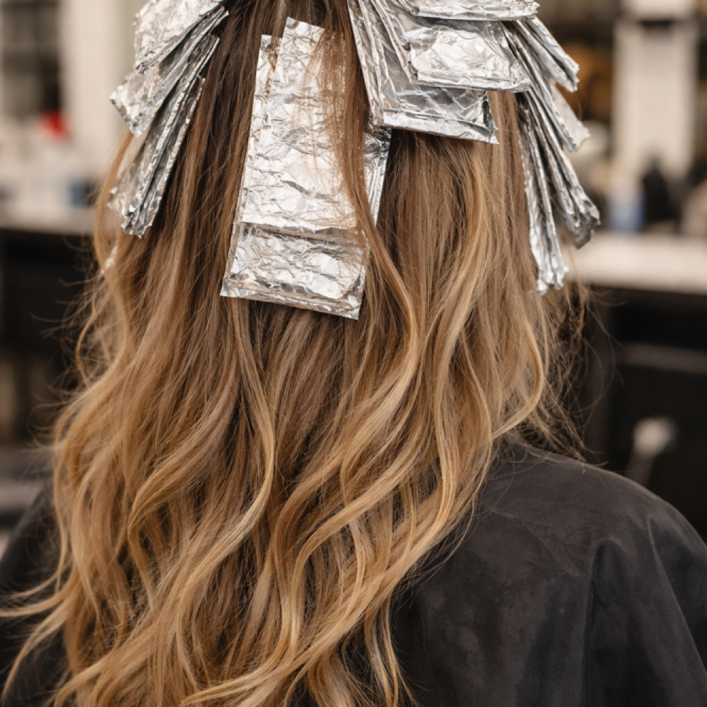 Foil Half Head at Root & Strand in Toms River, NJ