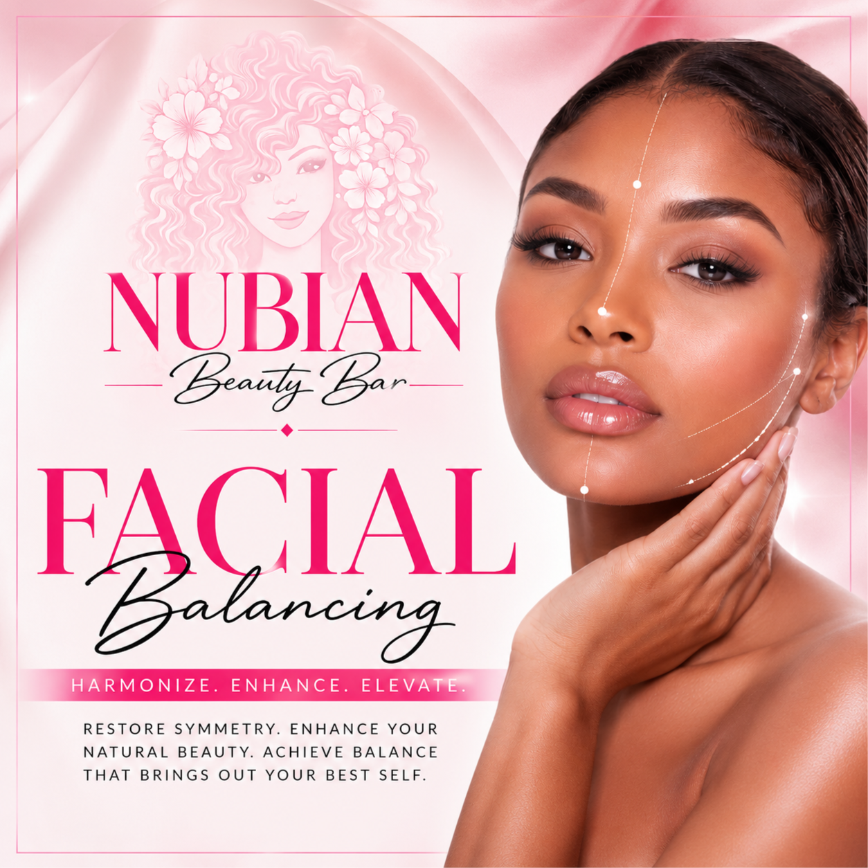 Chin + Nose (full nose) Fillers at Nubian Beauty Bar in APOPKA, FL