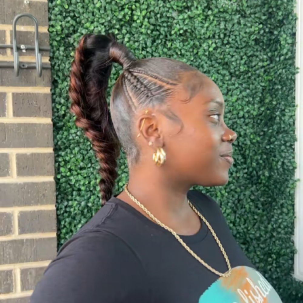 Butterfly Braid Ponytail at Polished Hair & Nail Studio in IL, IL