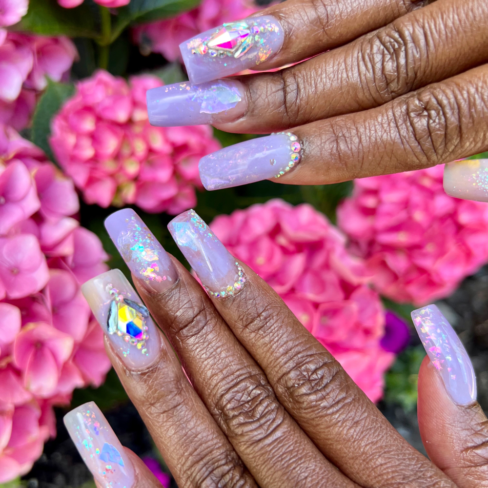 Bling -6 Nails: 3Nails/hand