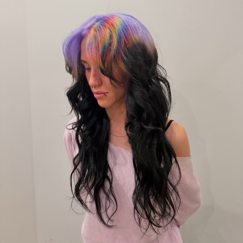 Custom Vivid Transformation at Blackbird & Co. Hair Studio in Harrison, OH