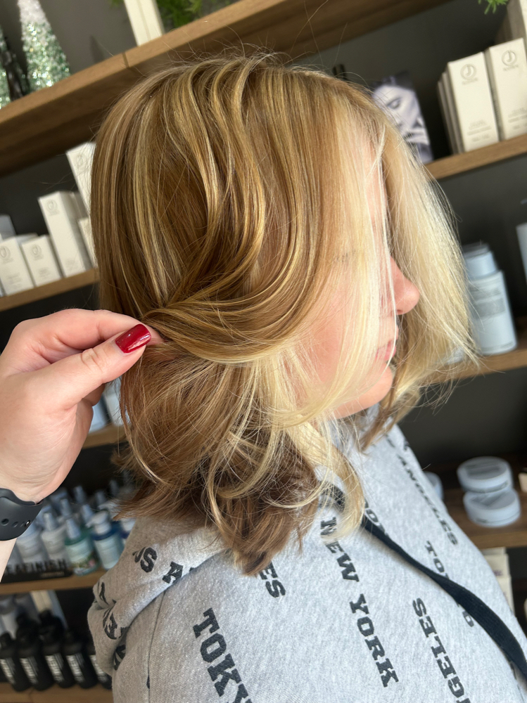 Mini Balayage With Toner