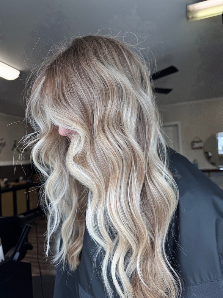 Lowlights & Highlights at hair by quinn in Denton, MD