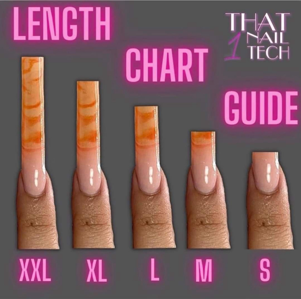 Acrylic Length Long at La Cherry Nails in Lincoln, NE