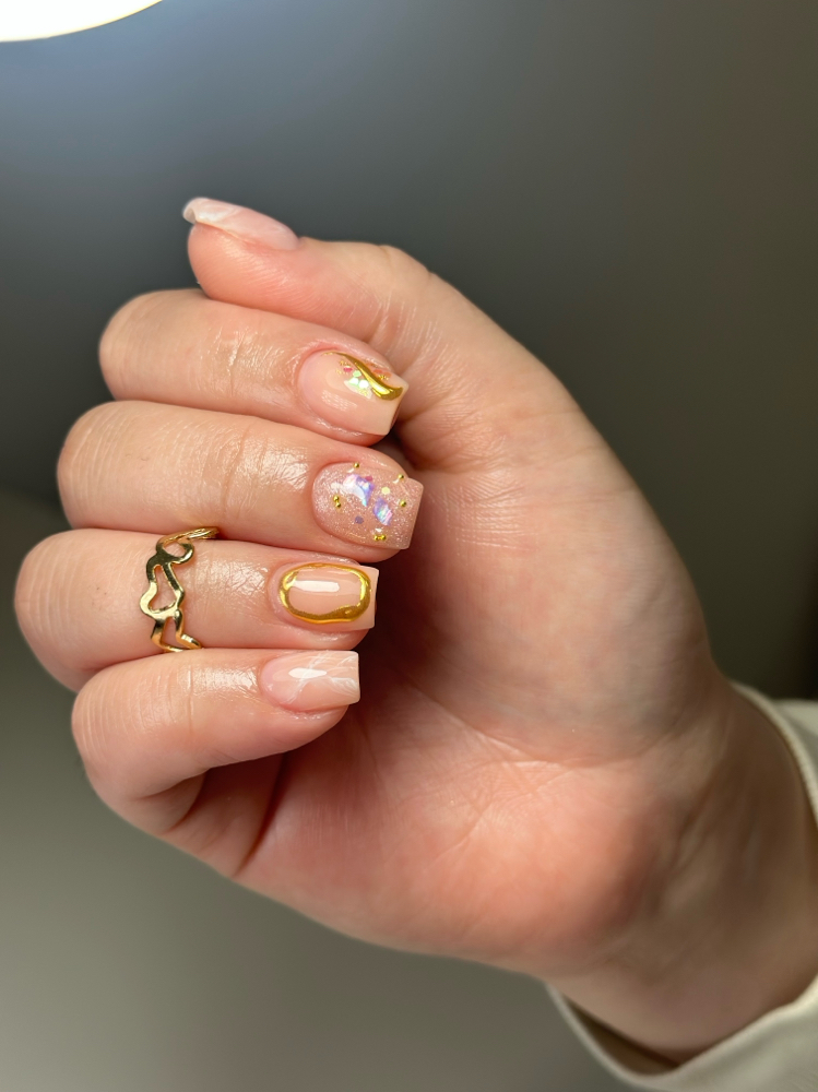 Polygel or Acrylic Fill In