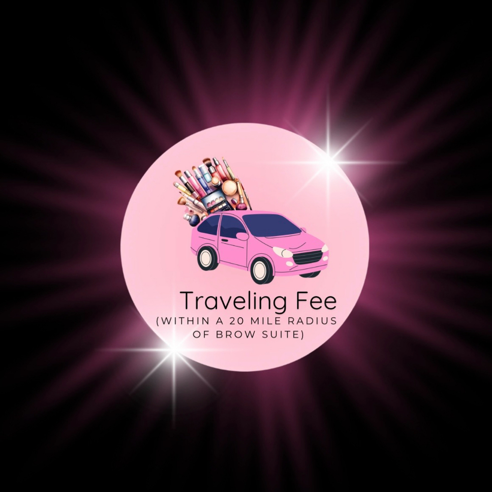 Traveling Fee (Makeup Applications) at Pink Underground Brow Company in Linwood, PA