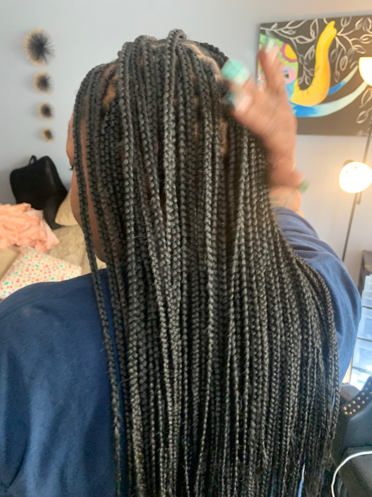 Knotless braids-Med