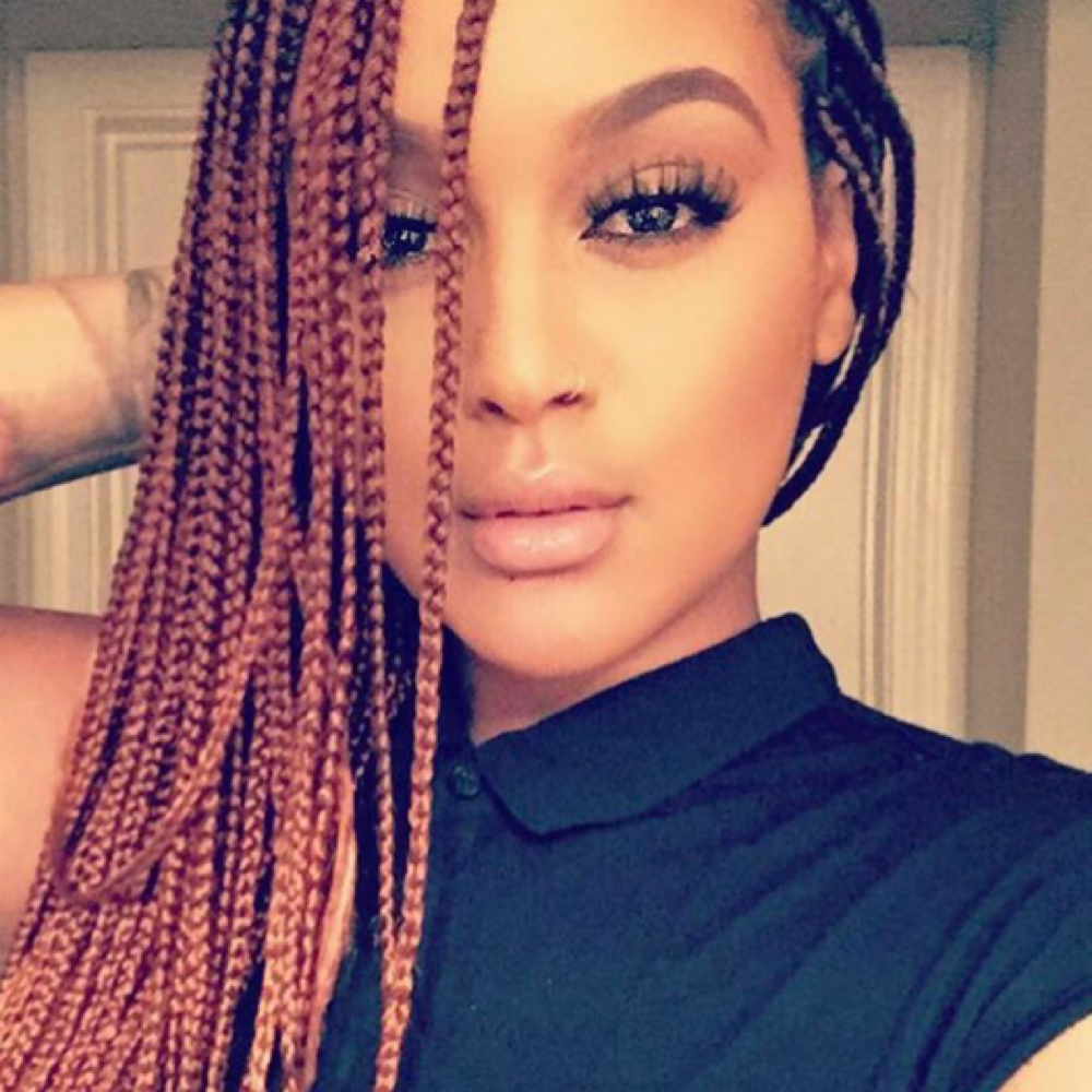 Retouch Box Braids Shoulder at Zara Hair Braiding Salon in 30328