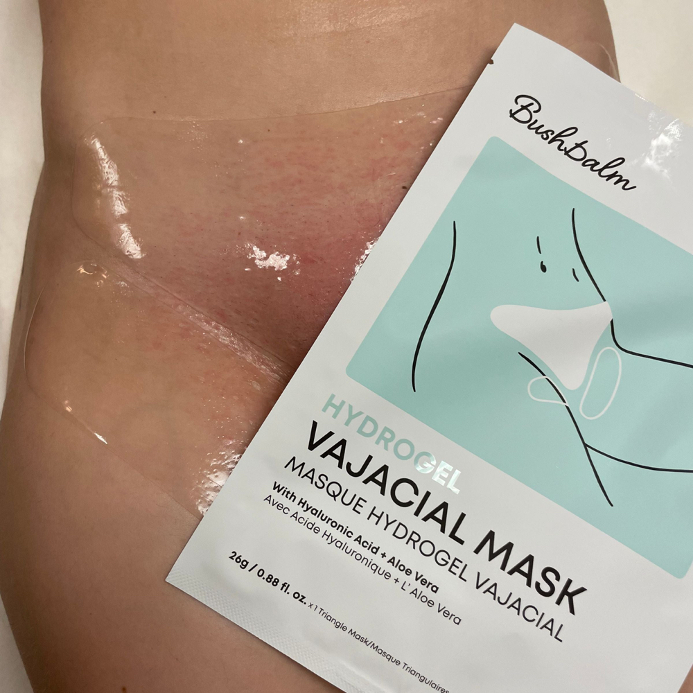Bushbalm: Hydrogel Vajacial Mask at EttaJDerma Esthetics and Spa in Dallas, TX