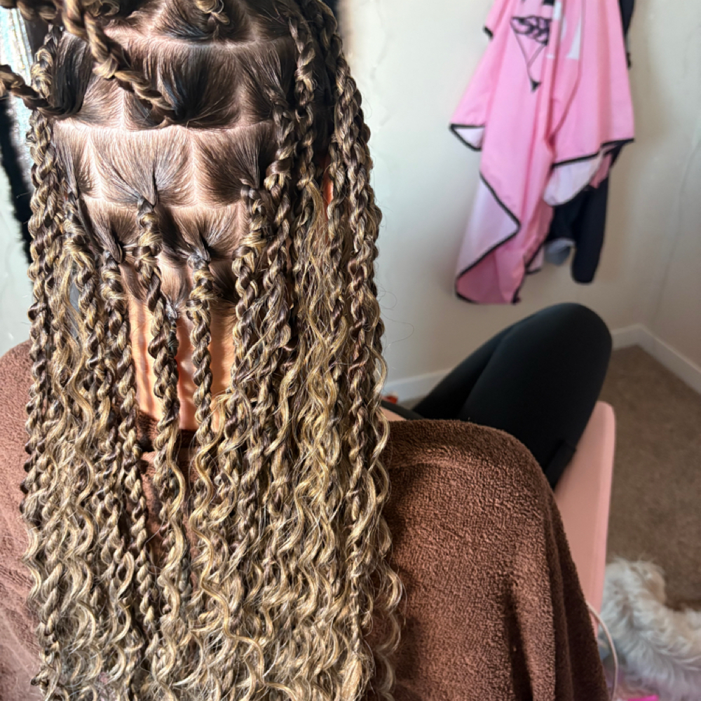 Knotless Island Twists at Knot Your Average By Sno in Shawano, WI