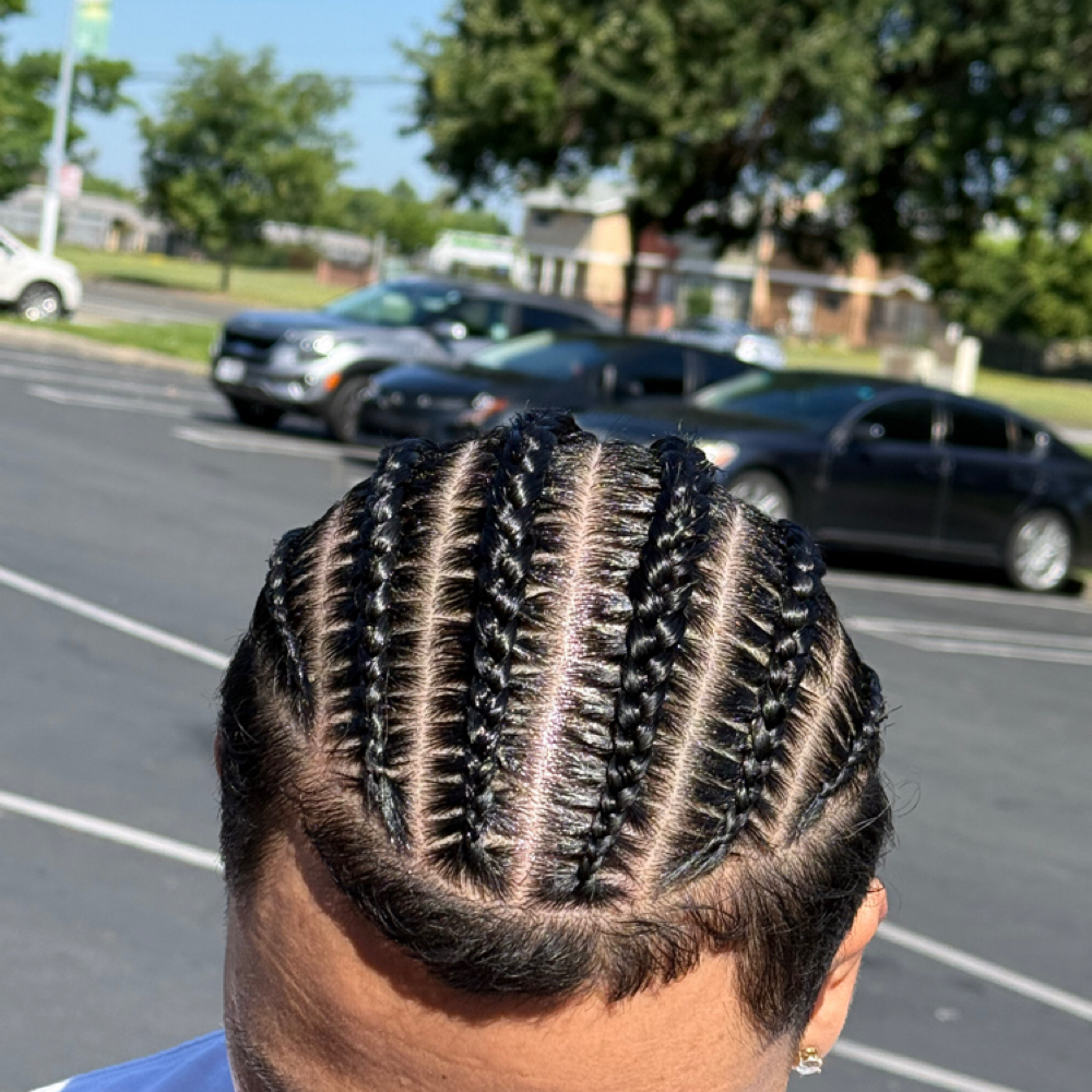 6 Stitch Braids at The Beaauty Bando in Sacramento, CA