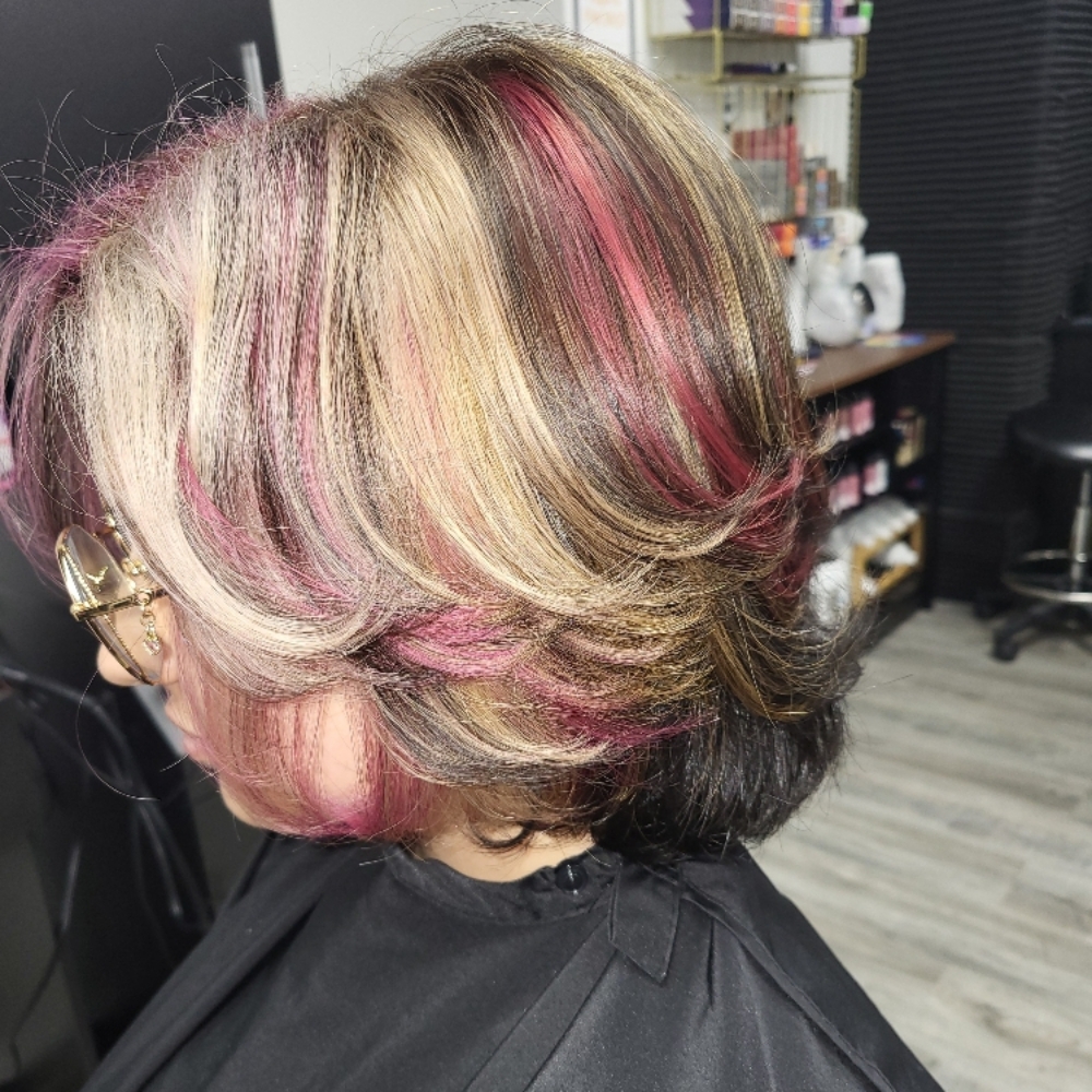 Full Color Short Hair (ages 13+) at Creative Cuts & Styles Mobile Hair Stylist in Nixa, MO