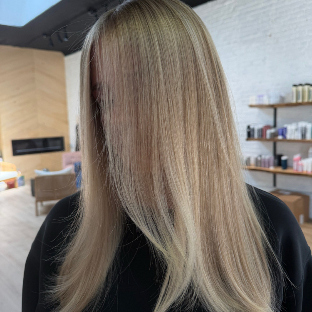 Full Blonding at Hair by Em Rose in Omaha, NE
