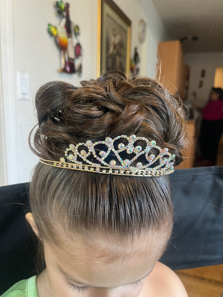 Flowergirl/Mini Quince Hair & Glam at DB Glam Artistry in Sacramento, CA