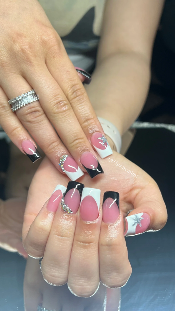 medium acrylic full set