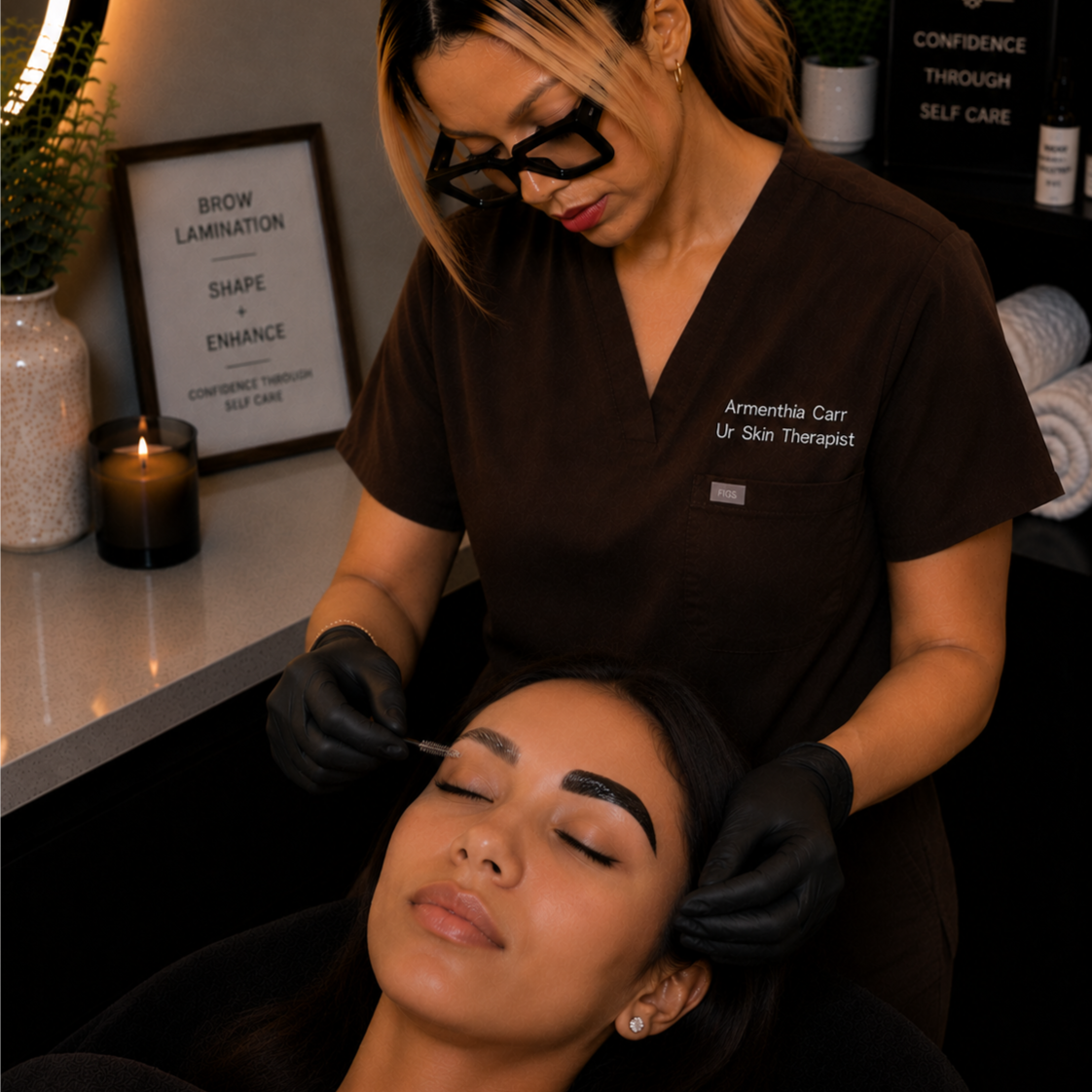 Ur Skin Brow Lamination + Tint at Ur Skin Therapist in Little Rock, AR