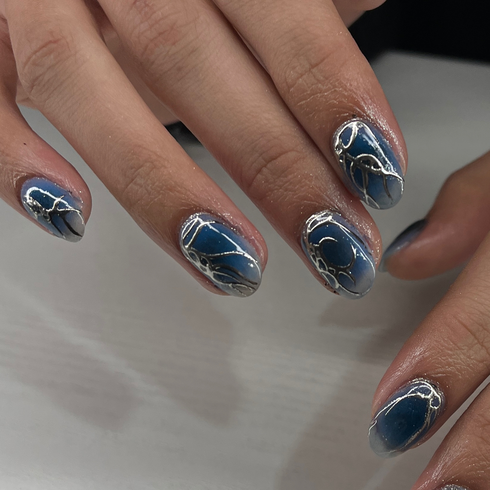 builder gel mani at Jaded Nailzz in san antonio, TX