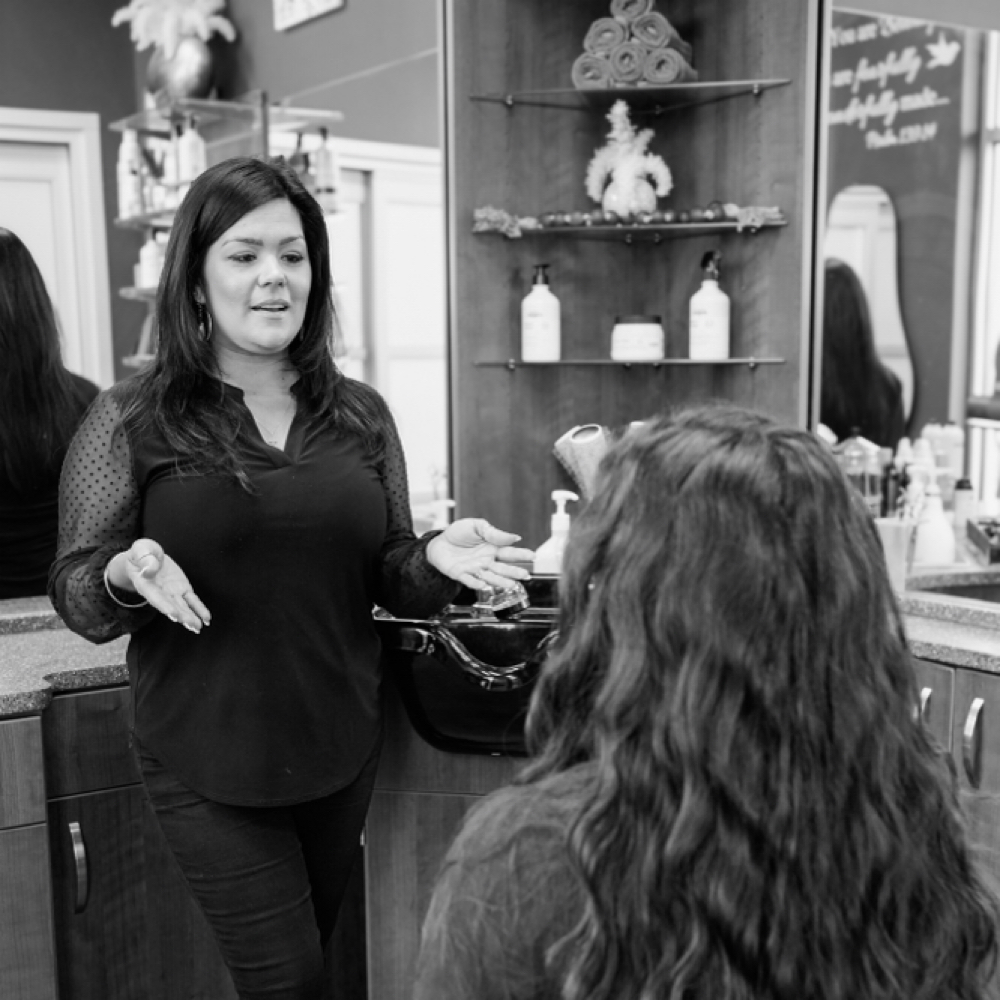 Consultation at Salon Ambition in Alexandria, VA