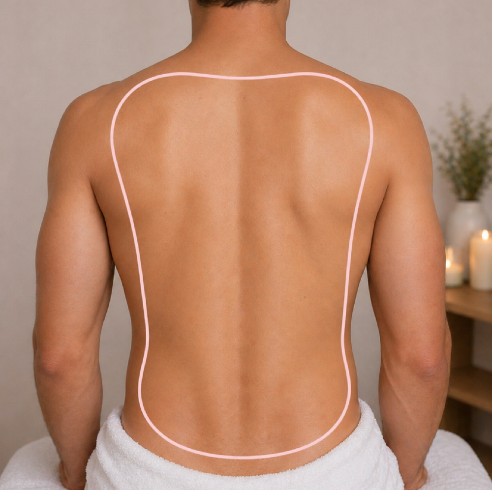 Full Back at Bare Glow Studio in Chelsea, MI