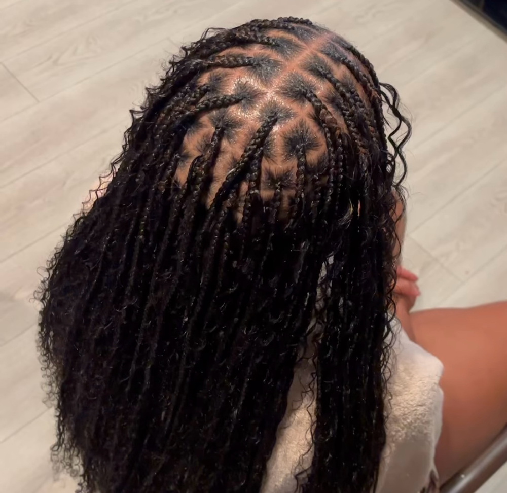 Boho Knotless at HairxHeavyyy in Gardena, CA