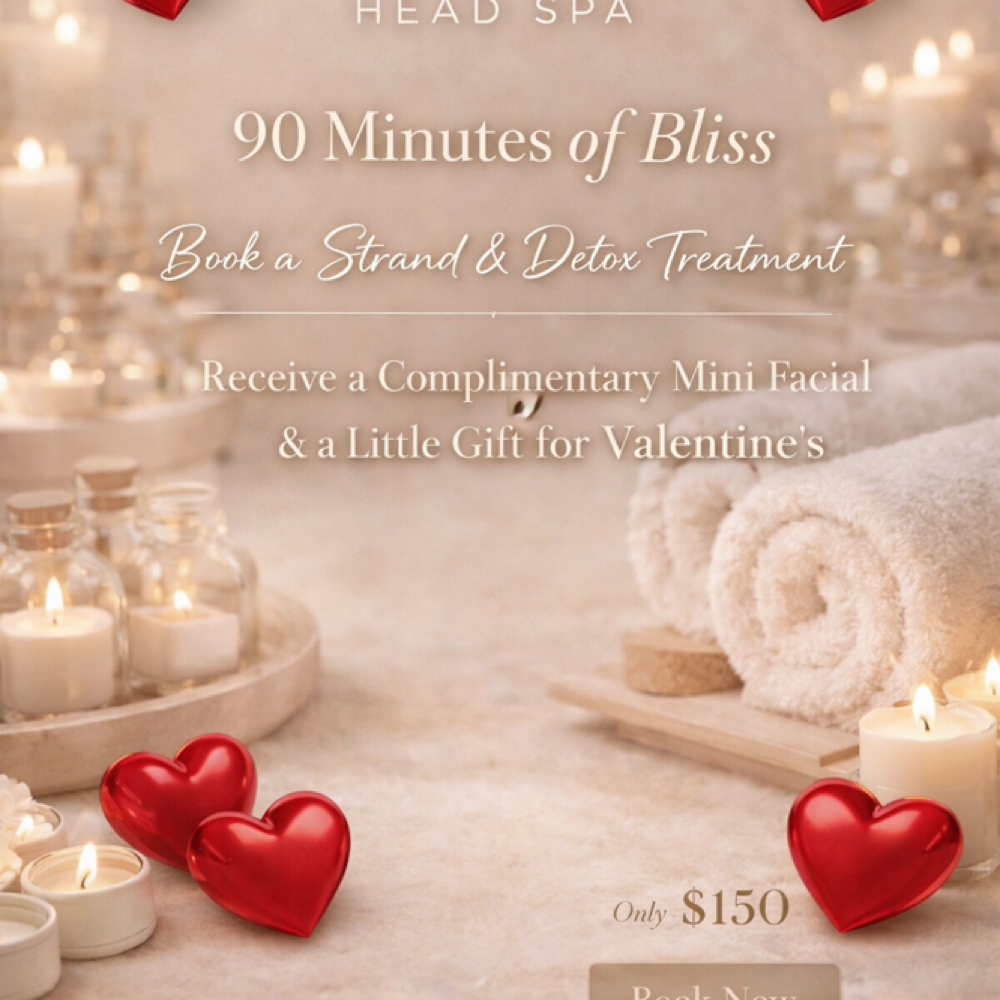 Valentine’s Special at Salt + Sea Head Spa in Manhattan Beach, CA