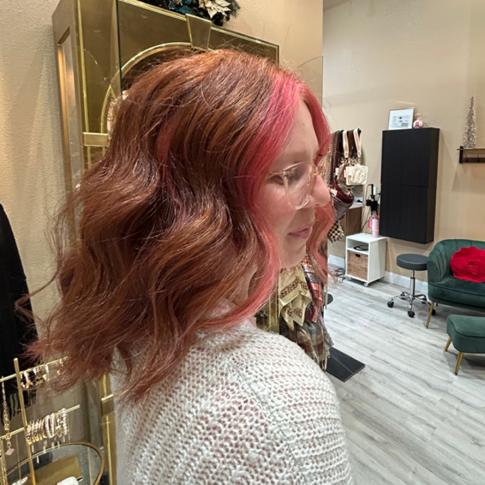 Vivid / Color Block + bleach at Hair by Chloe Ana in Ripon, CA