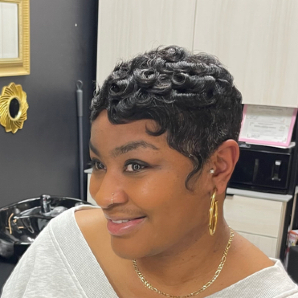 TH Pixie Relaxer + Precision Cut at Tosha Houston in Overland Park, KS