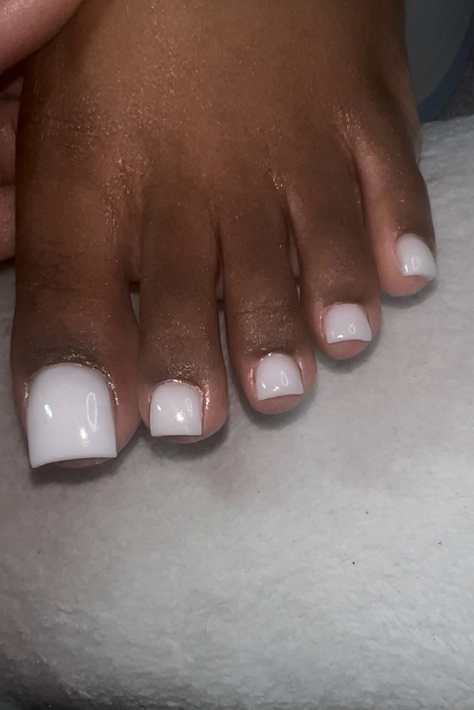 Pedicure w/Acrylic Enhancement