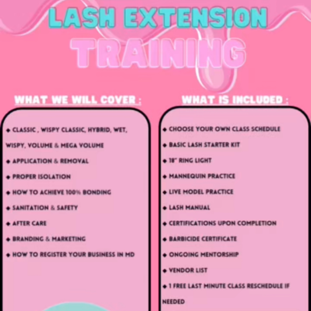 5 Week Lash Course at Belleza Beauty LLC in District Heights, MD
