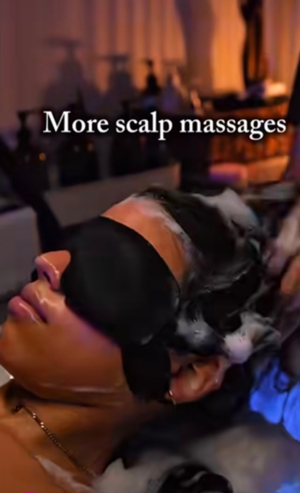 Relaxing Scalp Massage