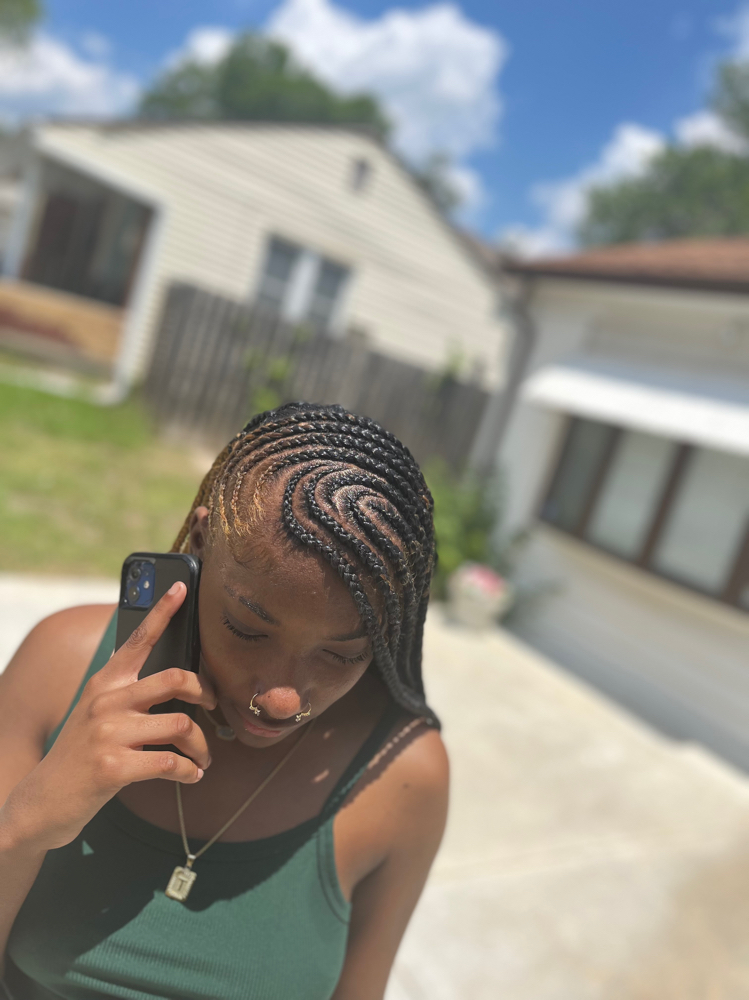Smedium lemon knotless at BraidsByJinece in Wichita, KS