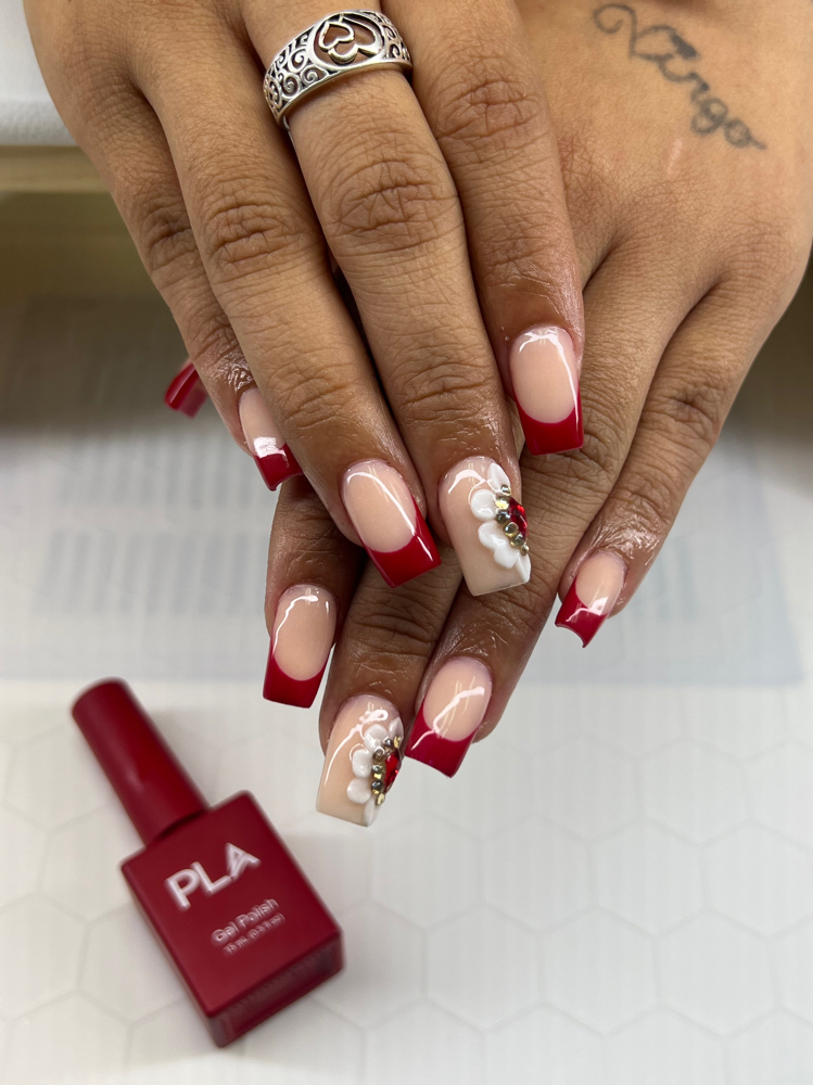 3d Flowers at Sugacoatnailz in Reno, NV