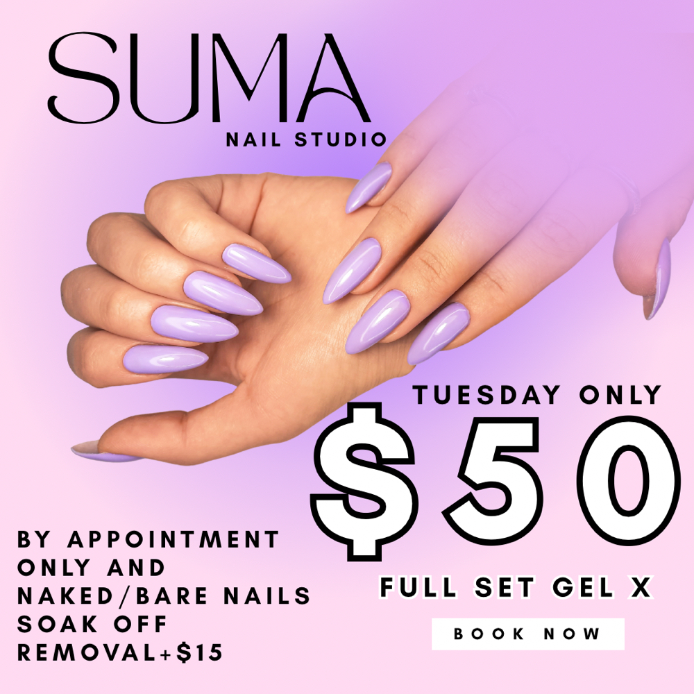 Tuesday Only $50 Gel X Full Set.