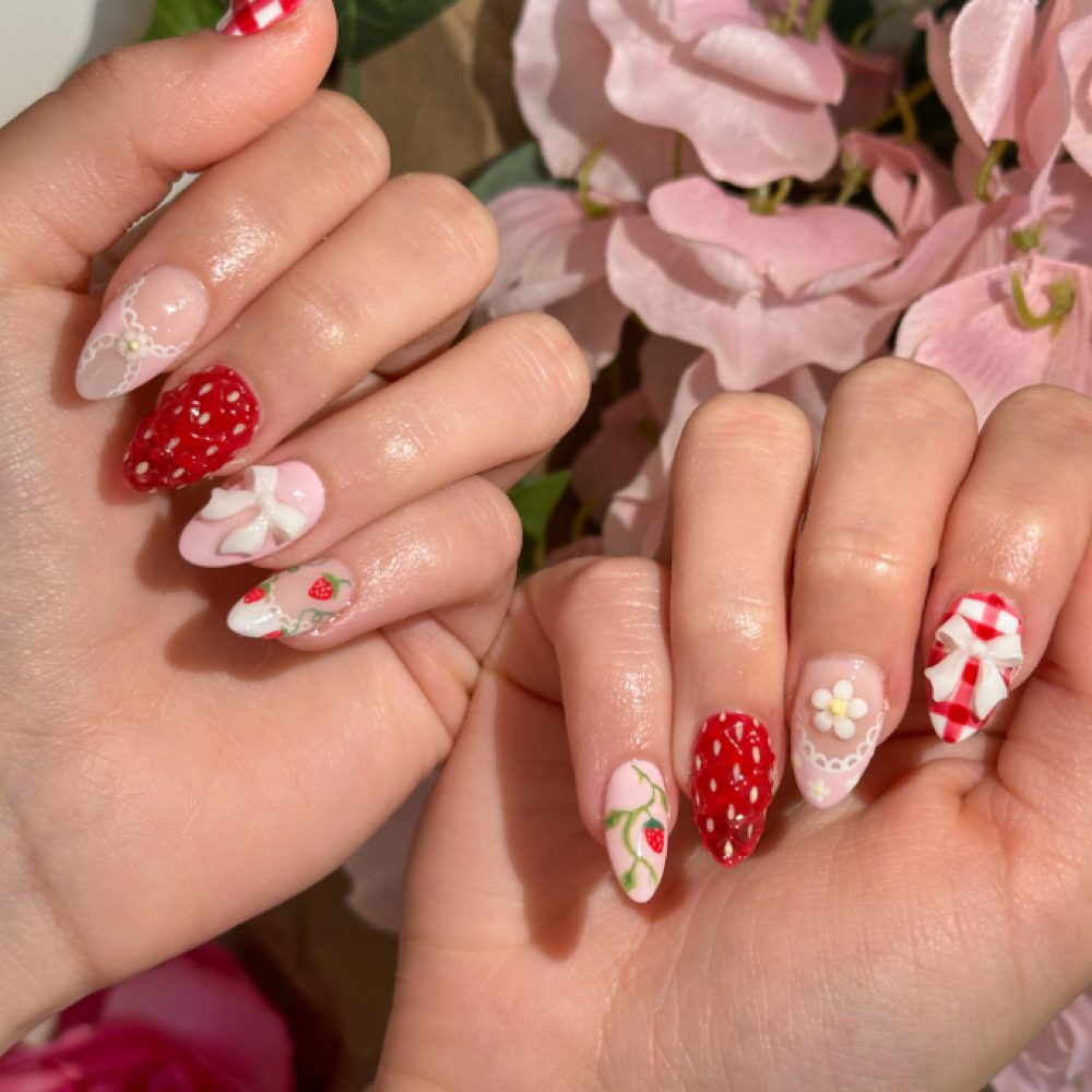 Short Acrylic Full Set at Leah Polished It in Geneva, IL