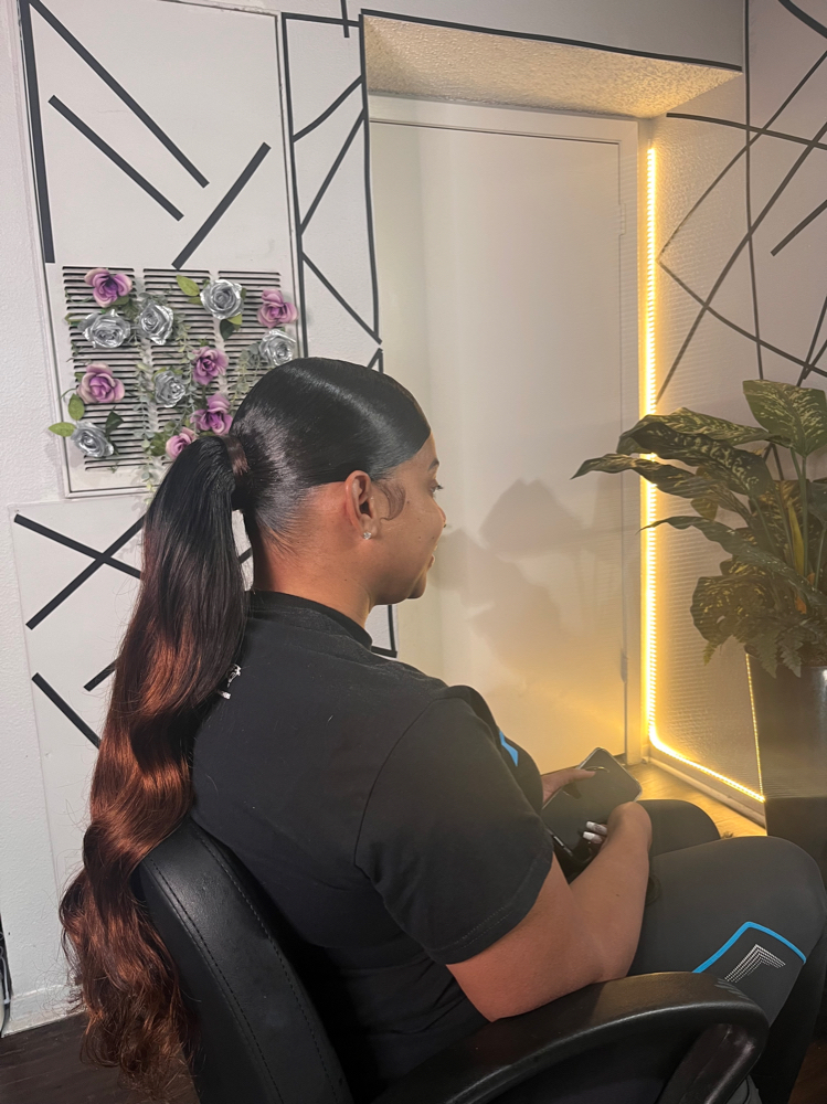 Scalp Detox & Sleek Ponytail