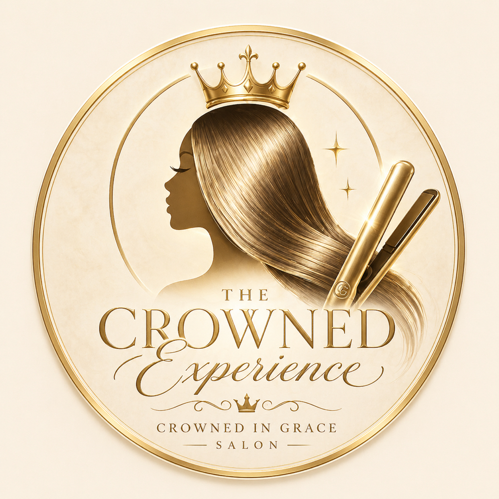 The Crowned Silk Press Experience at Crowned in Grace Salon in Pearland, TX