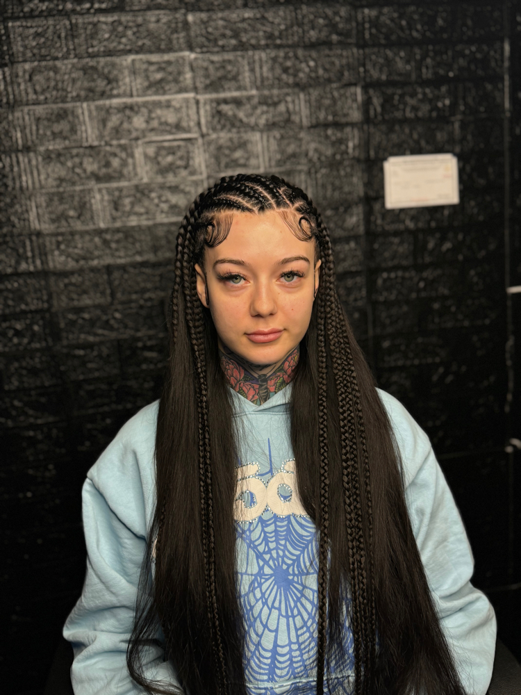 Half Sew In Half Braids (L)