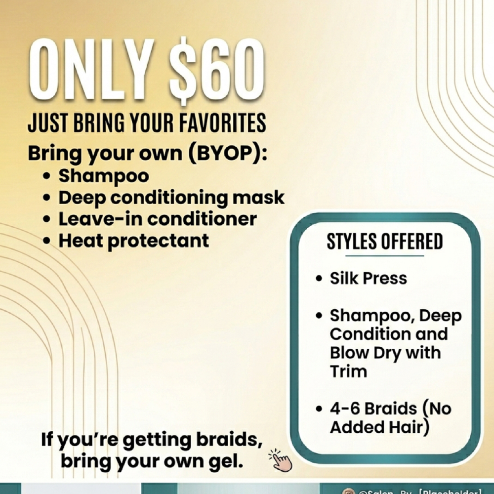 BYOP SALE at Kairos Meraki  “The Hair & Scalp Studio” in Stafford, TX